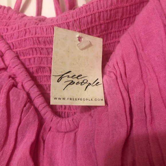 Free People pink top size large - Picture 7 of 7